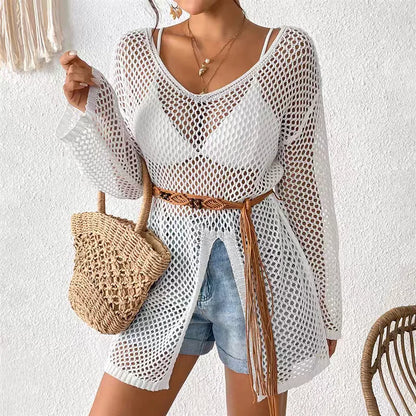 Women's Cross-border V-neck Beach Blouse