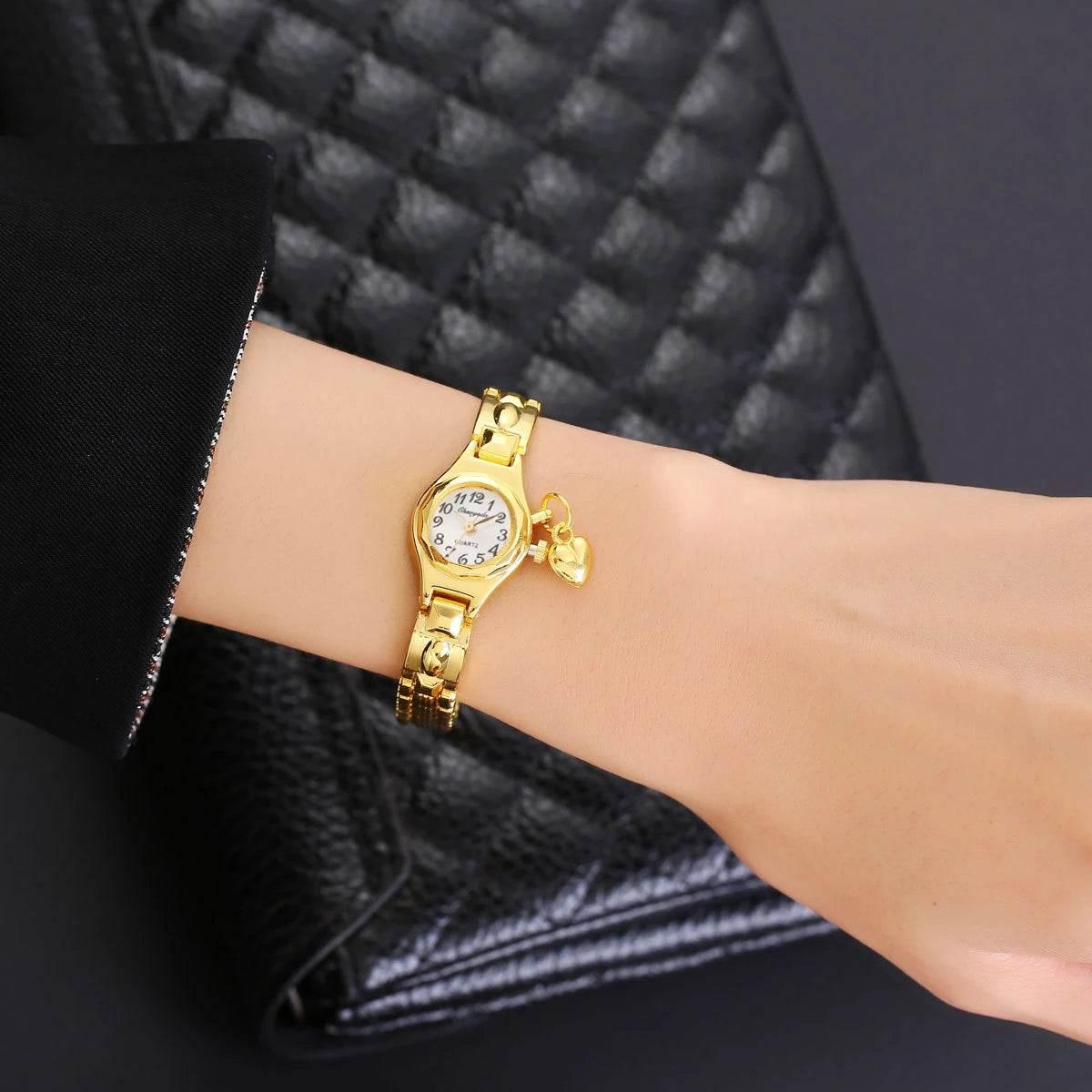 Fashion Women's Wristwatch Luxury Gold - Empire P.E