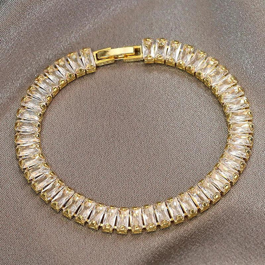 Rectangle Zirconia Tennis Bracelets for Women - Empire P.E