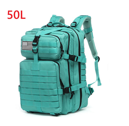 25L/50L 1000D Nylon Waterproof Trekking Fishing Hunting Backpack