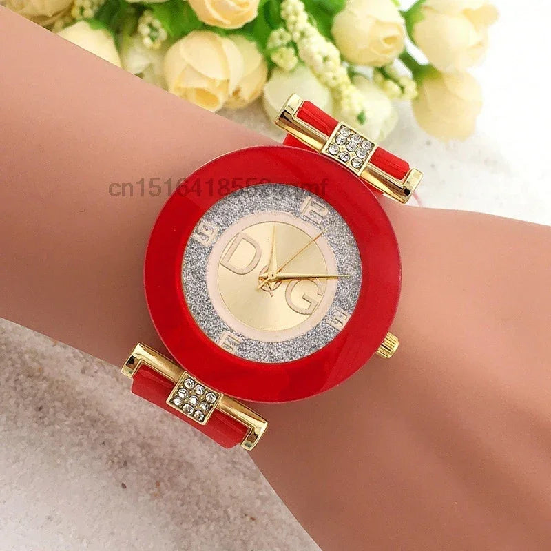 Womens Wristwatch Fashion Silicone Luxury