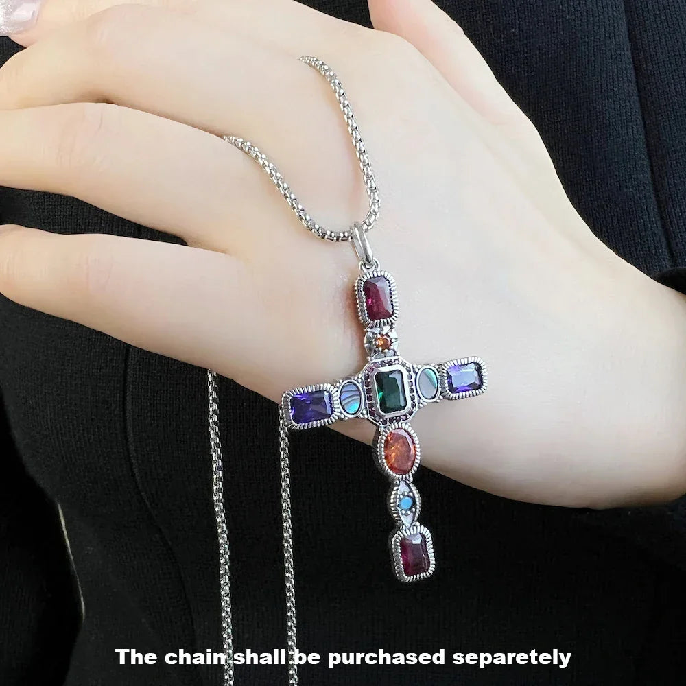 Pendant Colorful Cross