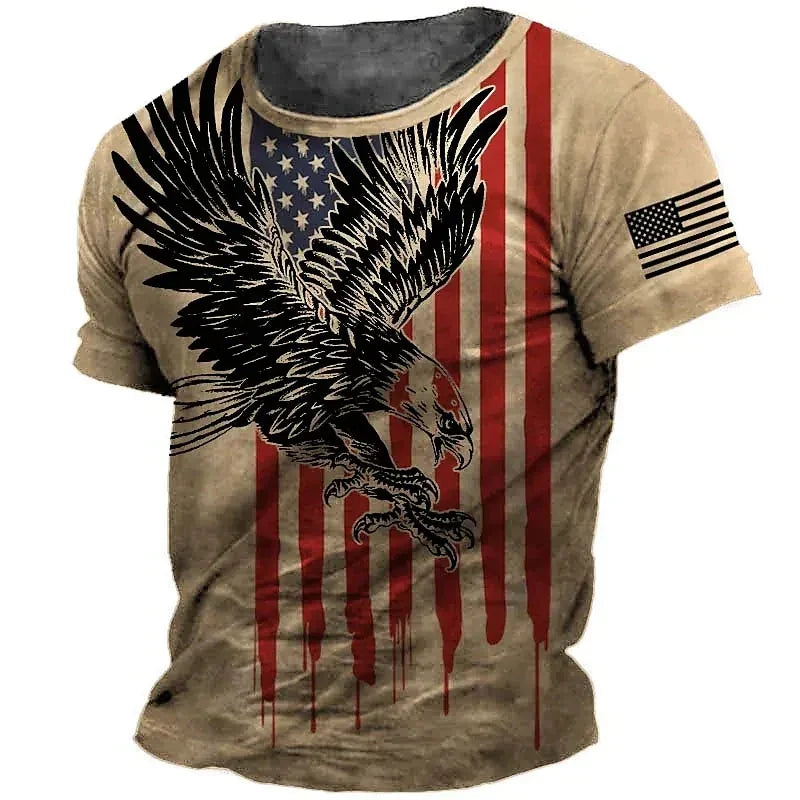 Men Vintage Motorcycle T Shirt 3d Print - Empire P.E