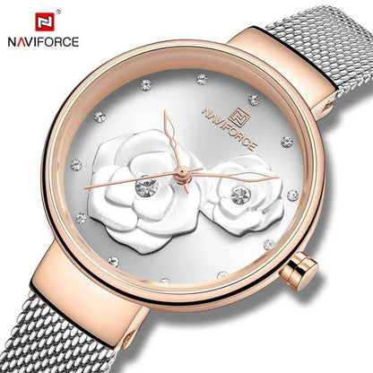 Women Watch Top Luxury Brand Steel Mesh Waterproof - Empire P.E