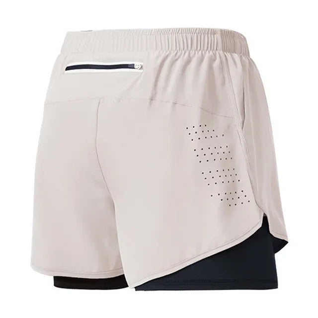 Sport Shorts Men Sportswear 2 In 1 Short - Empire P.E