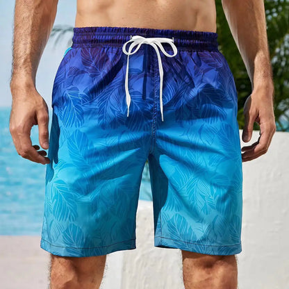 Men's 3D Print Graffiti Art Pattern Beach Shorts