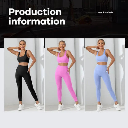 Yoga Basic 2pcs Seamless High Stretch Leggings