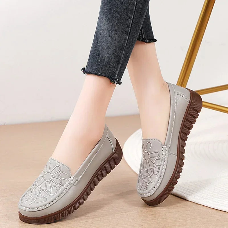 Women's Slip-on Loafers Casual Shoes Platform Wedge - Empire P.E