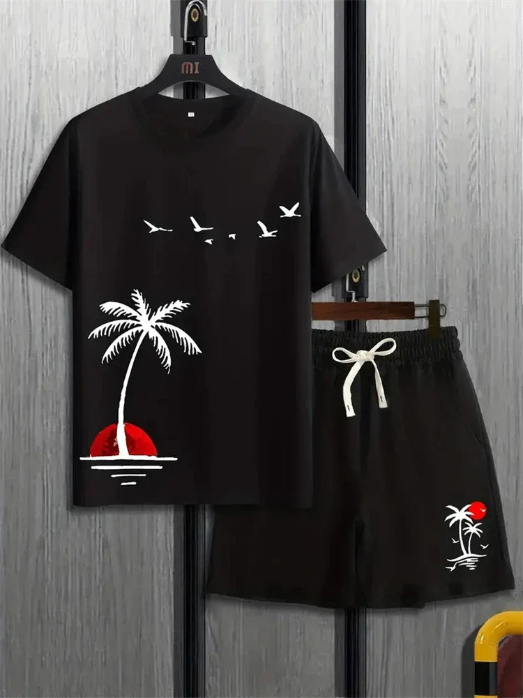 Summer Men's Suit Sportswear Fashion Casual Short Sleeve - Empire P.E