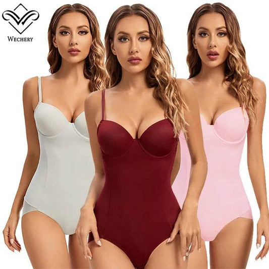Bodysuit Body Shaper Strappy Bralette Bras - Empire P.E