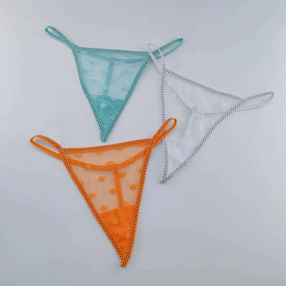 3pcs/pack Micro Transparent Thong - Empire P.E