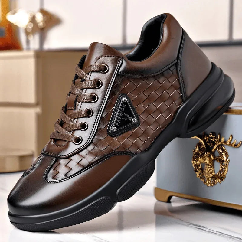 Casual Leather Training Wear Resistant Sneakers Outdoor - Empire P.E