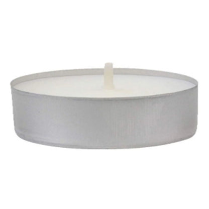 100 Packs Unscented Tea Lights Candles 4 Hour Smokeless