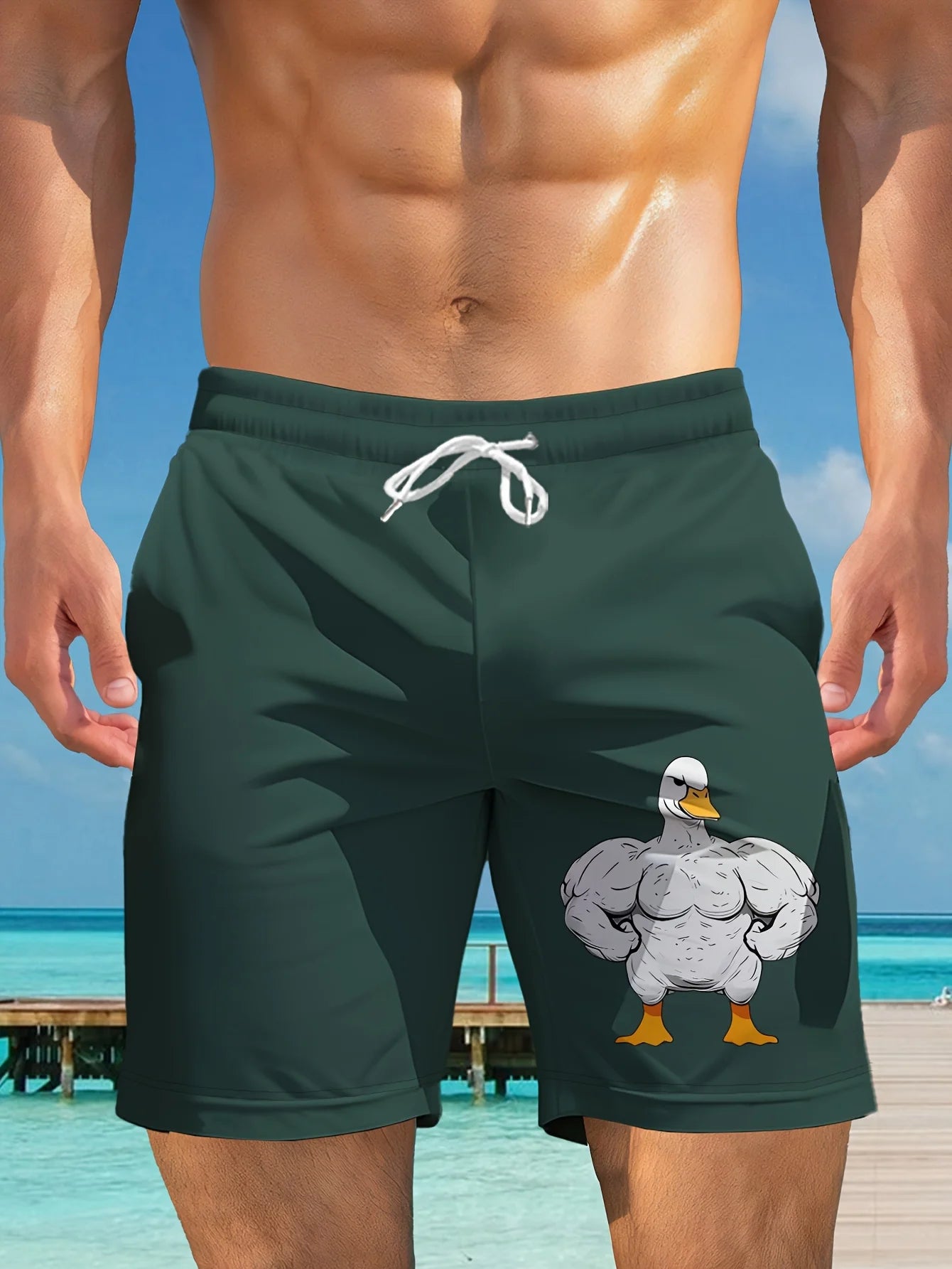3D Printed Men's Beach Shorts