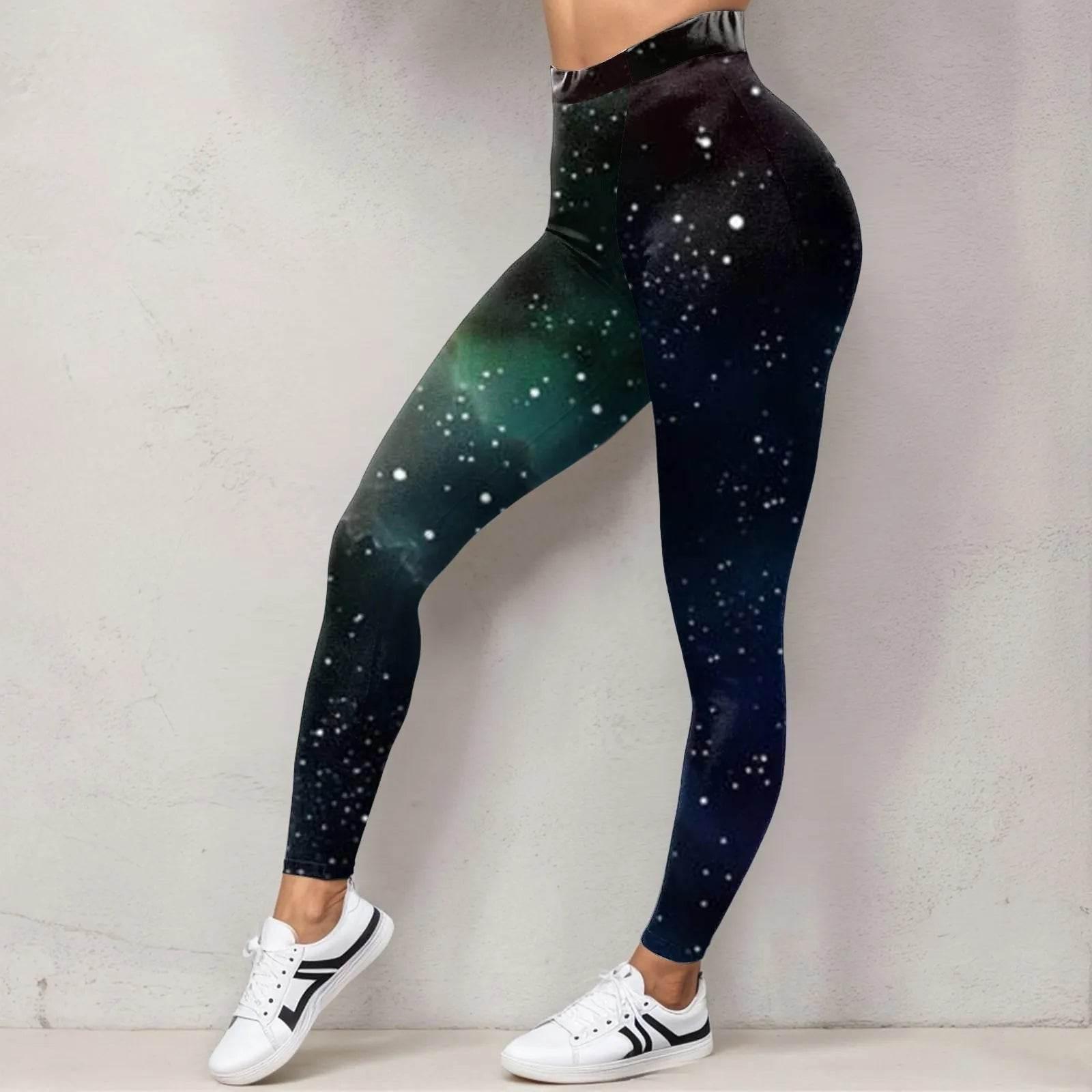 Leggings For Women Plus Size Fantasy Galaxy Cosmic - Empire P.E