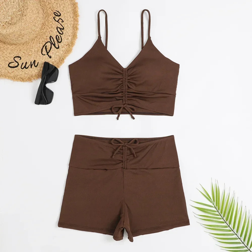 Women 2024 Floral Print Bikini Swim Suits