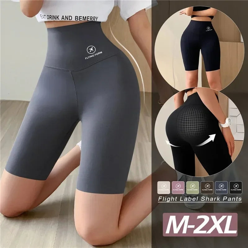 Seamless Women Sports Shorts High Waist Fitness Jogging Body Shaping Boxers Push Up Scrunch Butt Biker Slim Underwear - Empire P.E