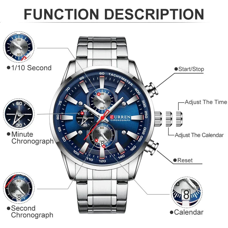 Men's Luxury Quartz Watch - Empire P.E