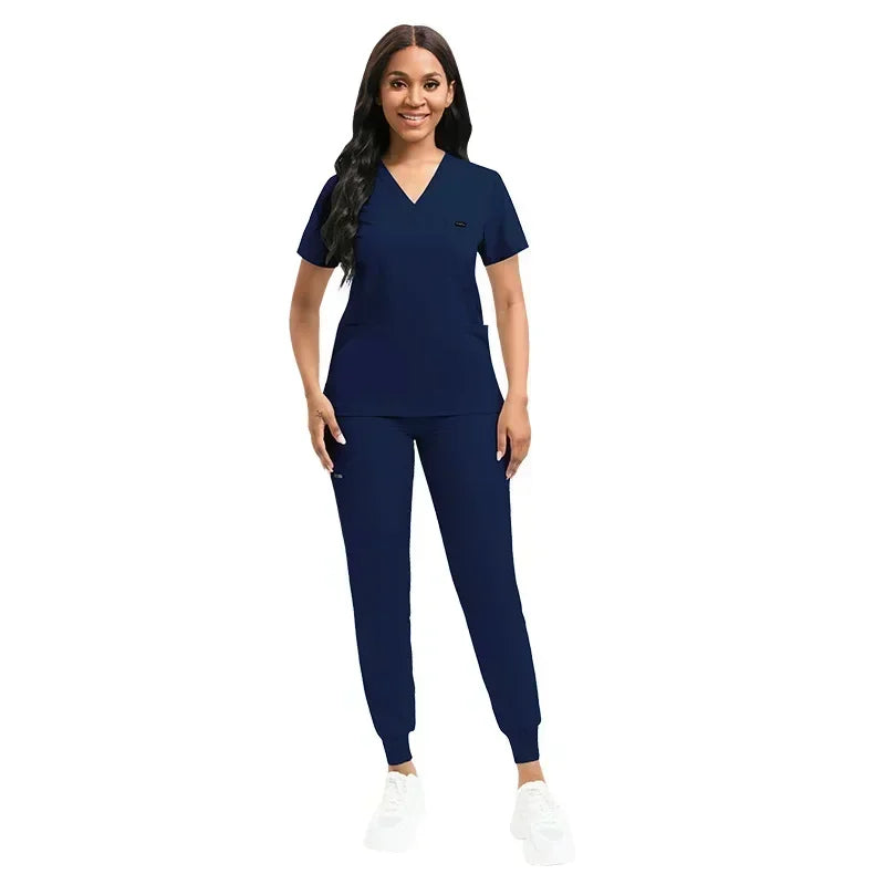 Multicolor Unisex Short Sleeved Scrubs Sets - Empire P.E
