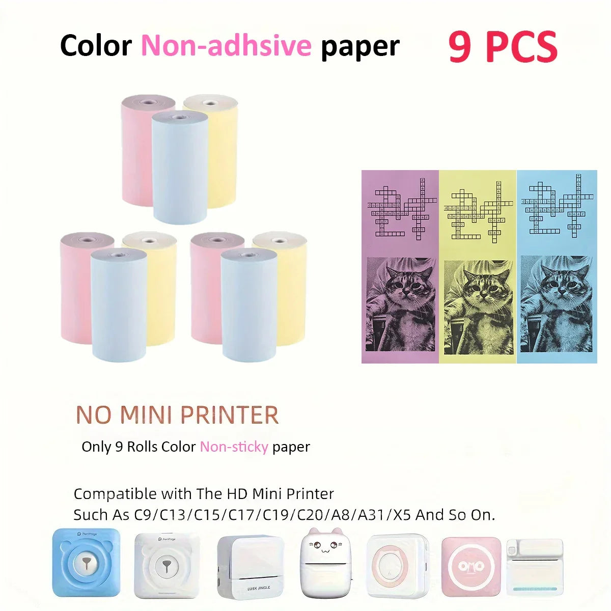 Rolls Of Self-Adhesive Paper Portable Thermal For Printer - Empire P.E