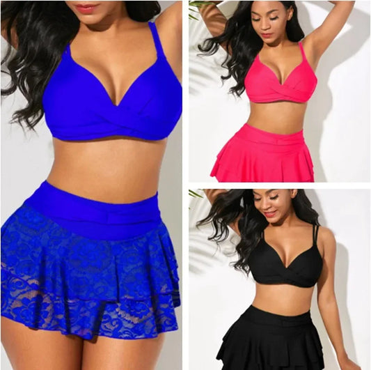 Women's lace high-waisted bikini - Empire P.E