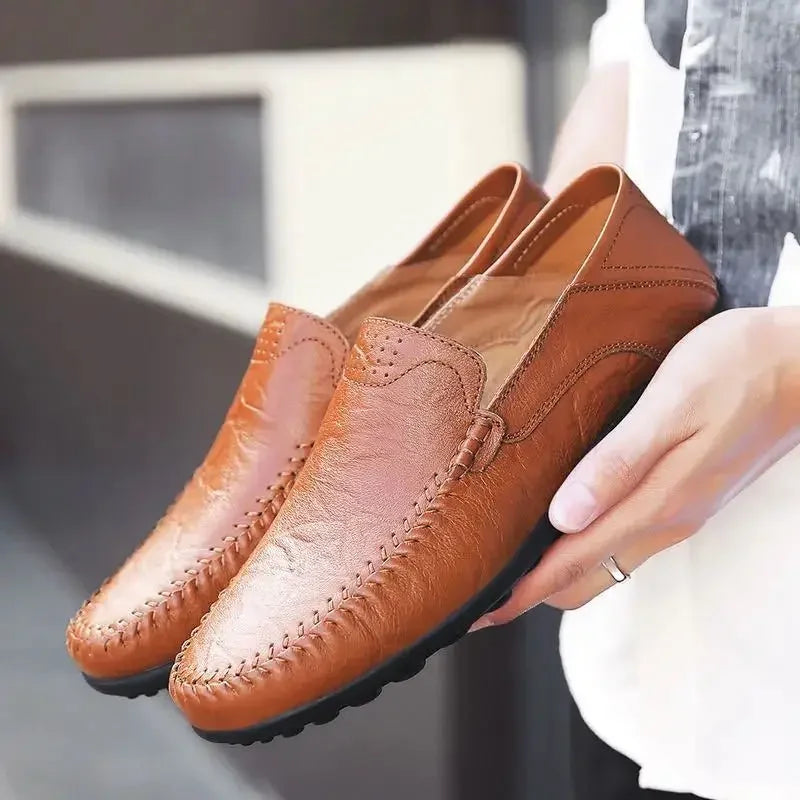 2025 New Handmade Leather Casual Shoes For Men - Empire P.E