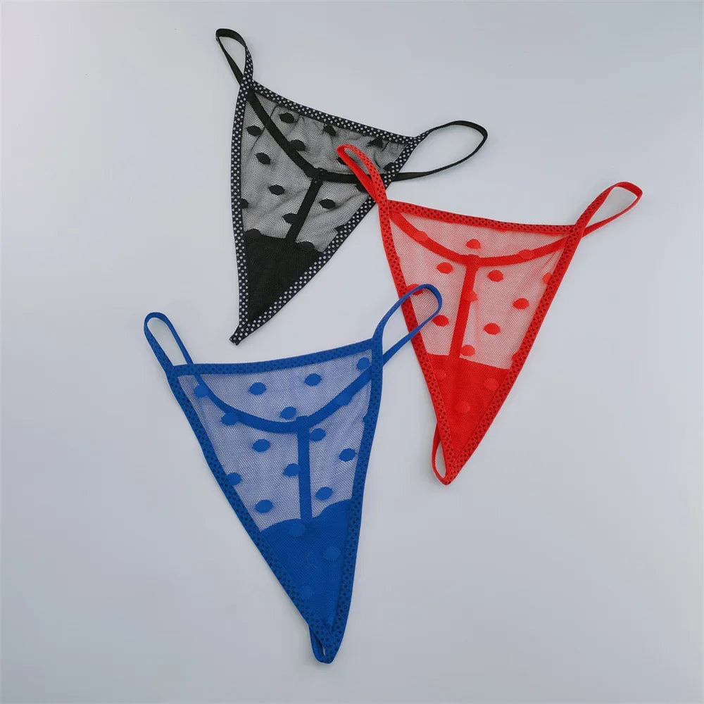3pcs/pack Micro Transparent Thong - Empire P.E