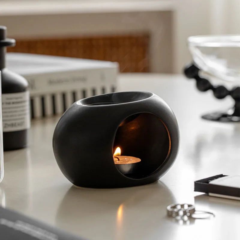 Ceramic Candle Heating Holder Essential Oil Burner