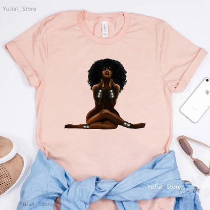 Black Girl Is Beautiful Magic T Shirt - Empire P.E