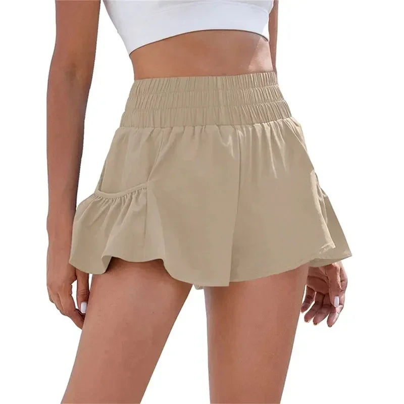 Yoga Shorts Women Fitness Elastic - Empire P.E