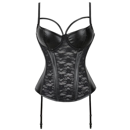 Women Sexy Lingerie Floral Lace Boned Corsage - Empire P.E