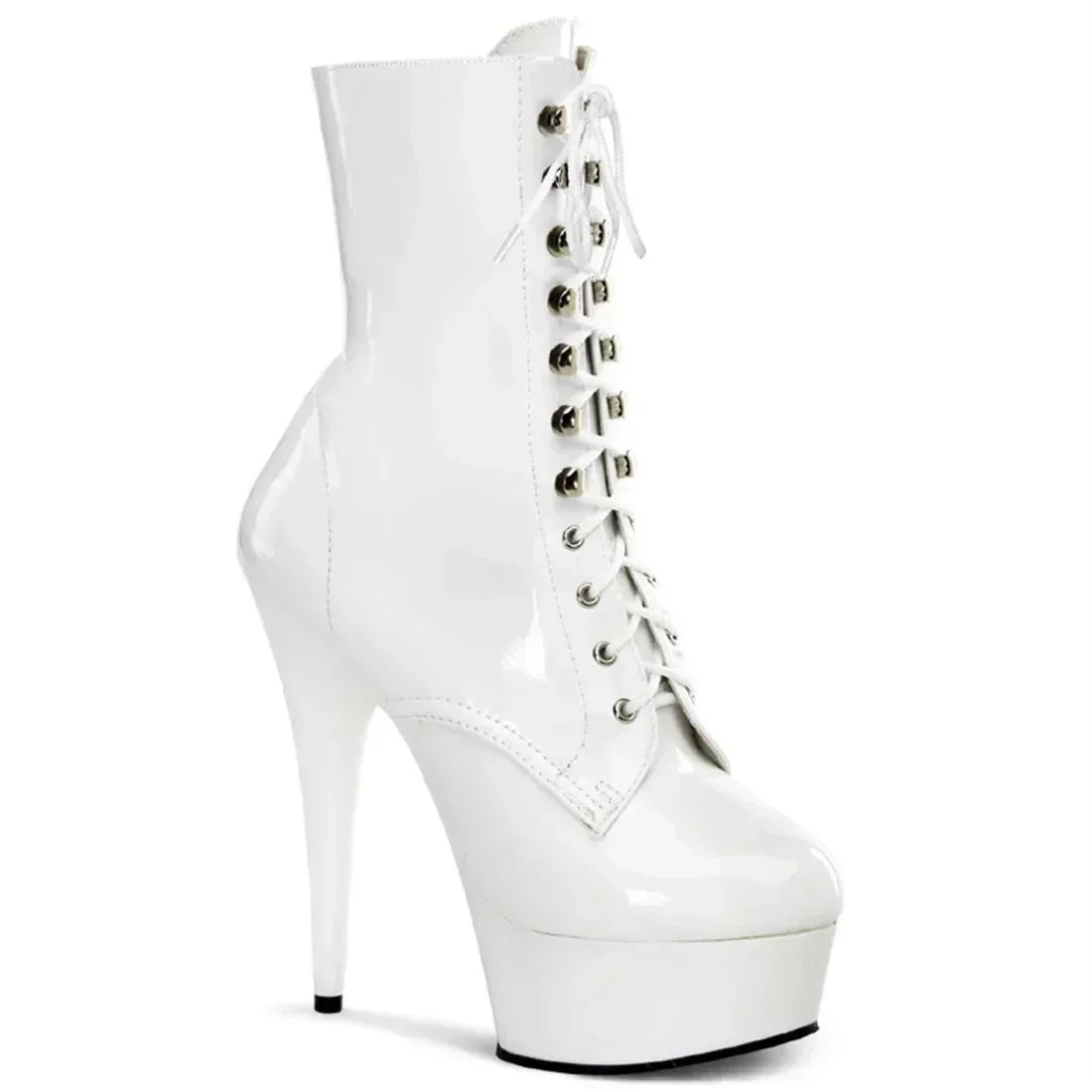 Female 8 Inch High Heel Platform Ankle Boots - Empire P.E