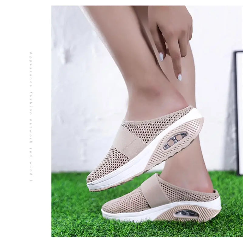 slip-ons without back female sneakers women's sport shoes professional running shoes black sports shoes skor walkx 1229 - Empire P.E