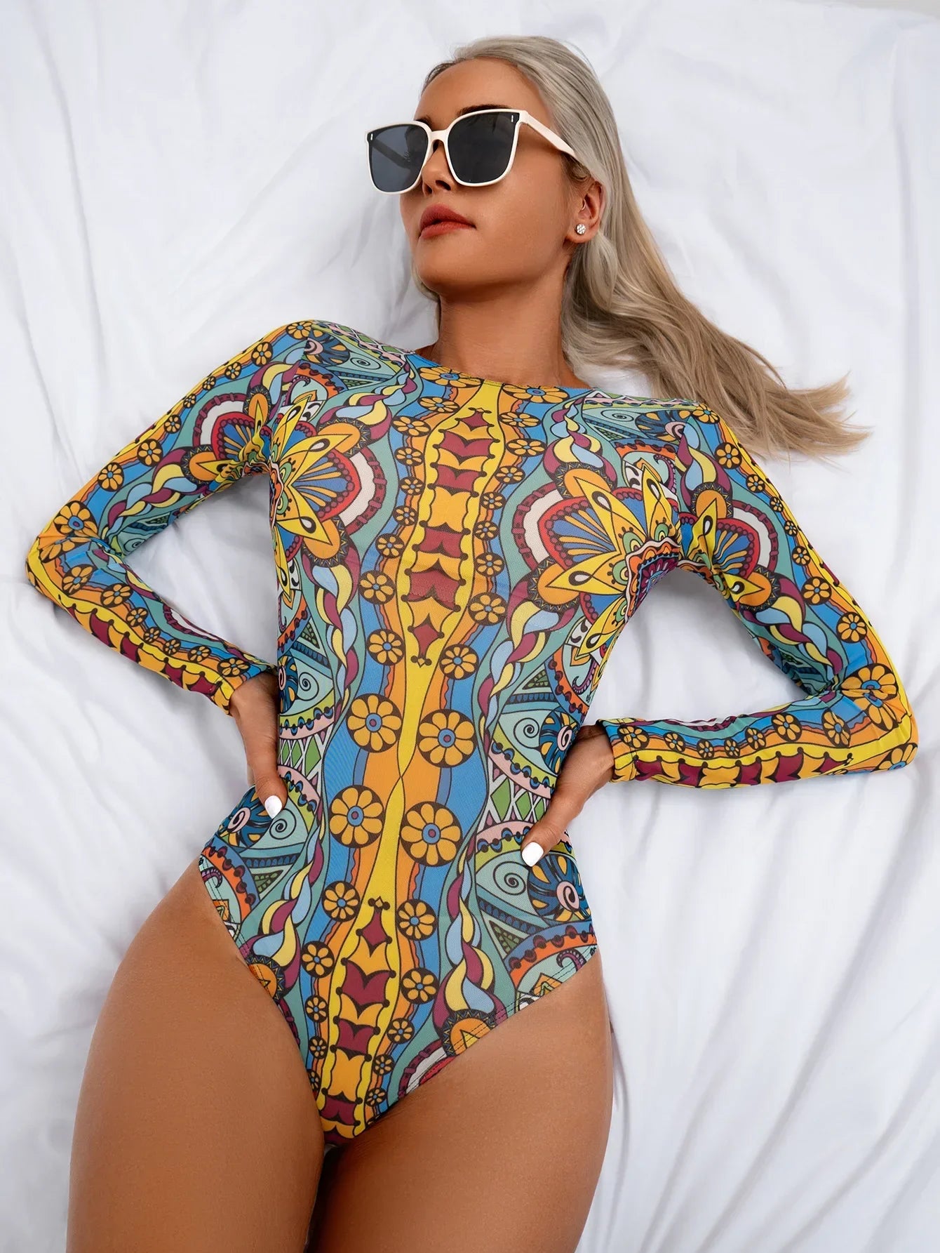 Bikini Bodysuit Swimwear With Skirt