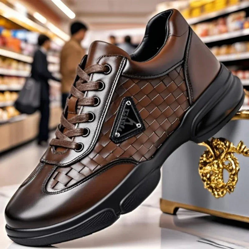 Casual Leather Training Wear Resistant Sneakers Outdoor - Empire P.E