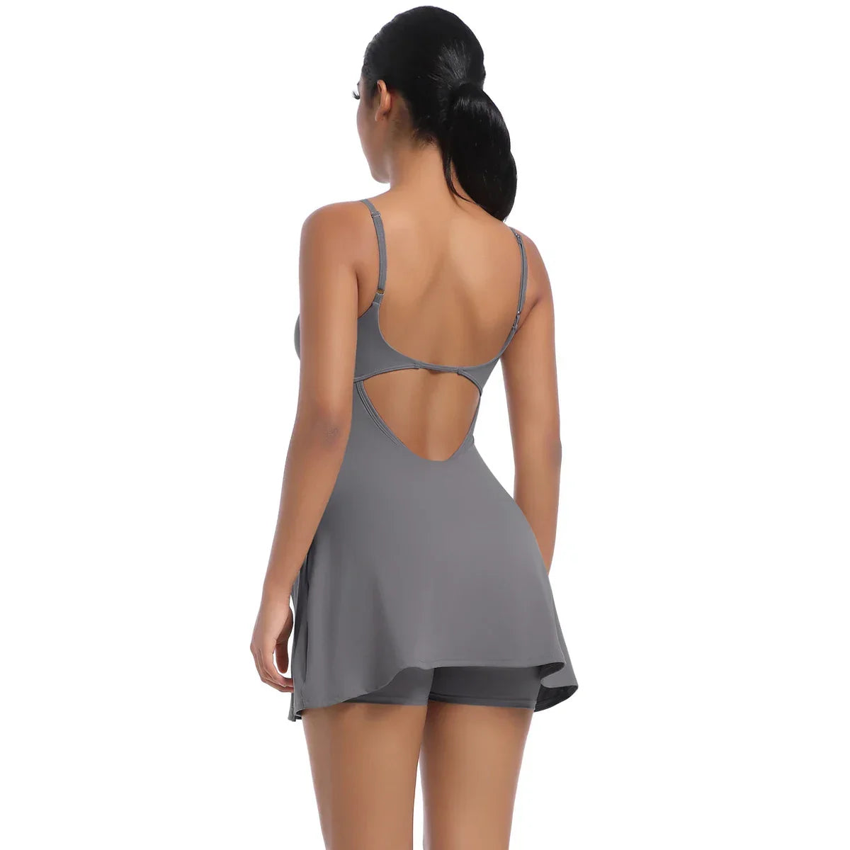 Women Yoga Tennis Skirts Gym Golf Running Sports Fitness Jumpsuit Skirt Sports Overalls Fitness Suits Gym Tracksuit Dance Skirt - Empire P.E