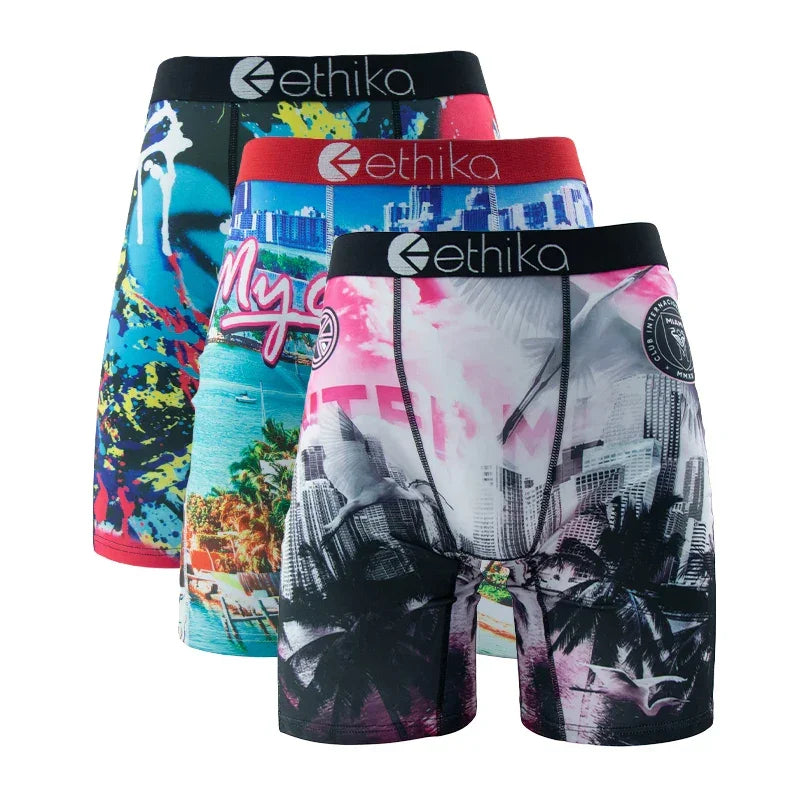 ETHIKA 3Pcs Men Sexy Underwear Boxers - Empire P.E
