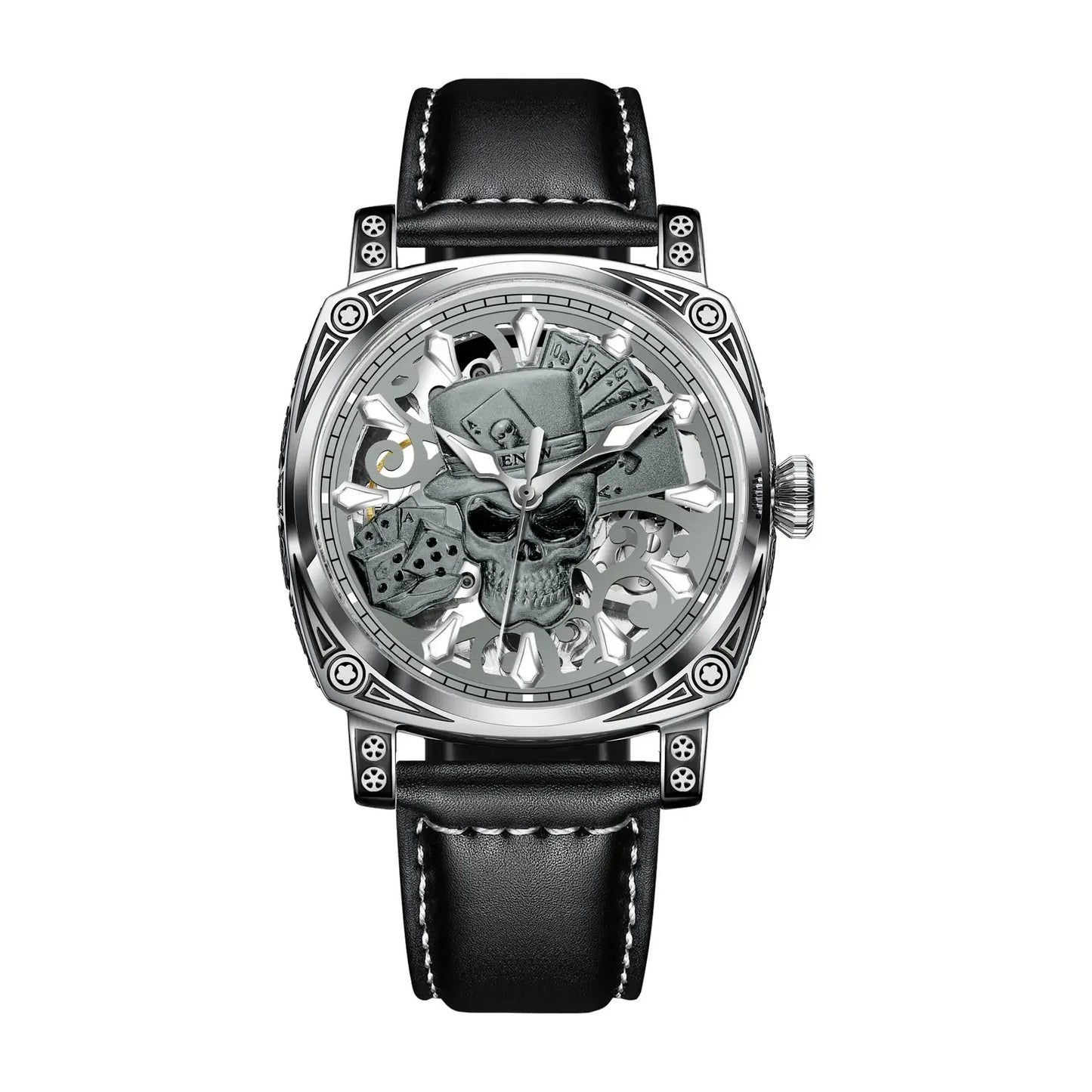 Skull Series Top Brand Luxury Gold Watch - Empire P.E