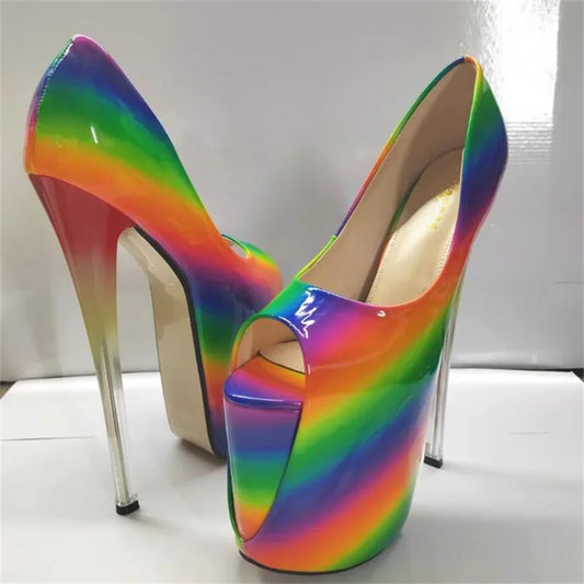 Sexy Stilettos 19cm Thin High-Heeled Patent Leather - Empire P.E