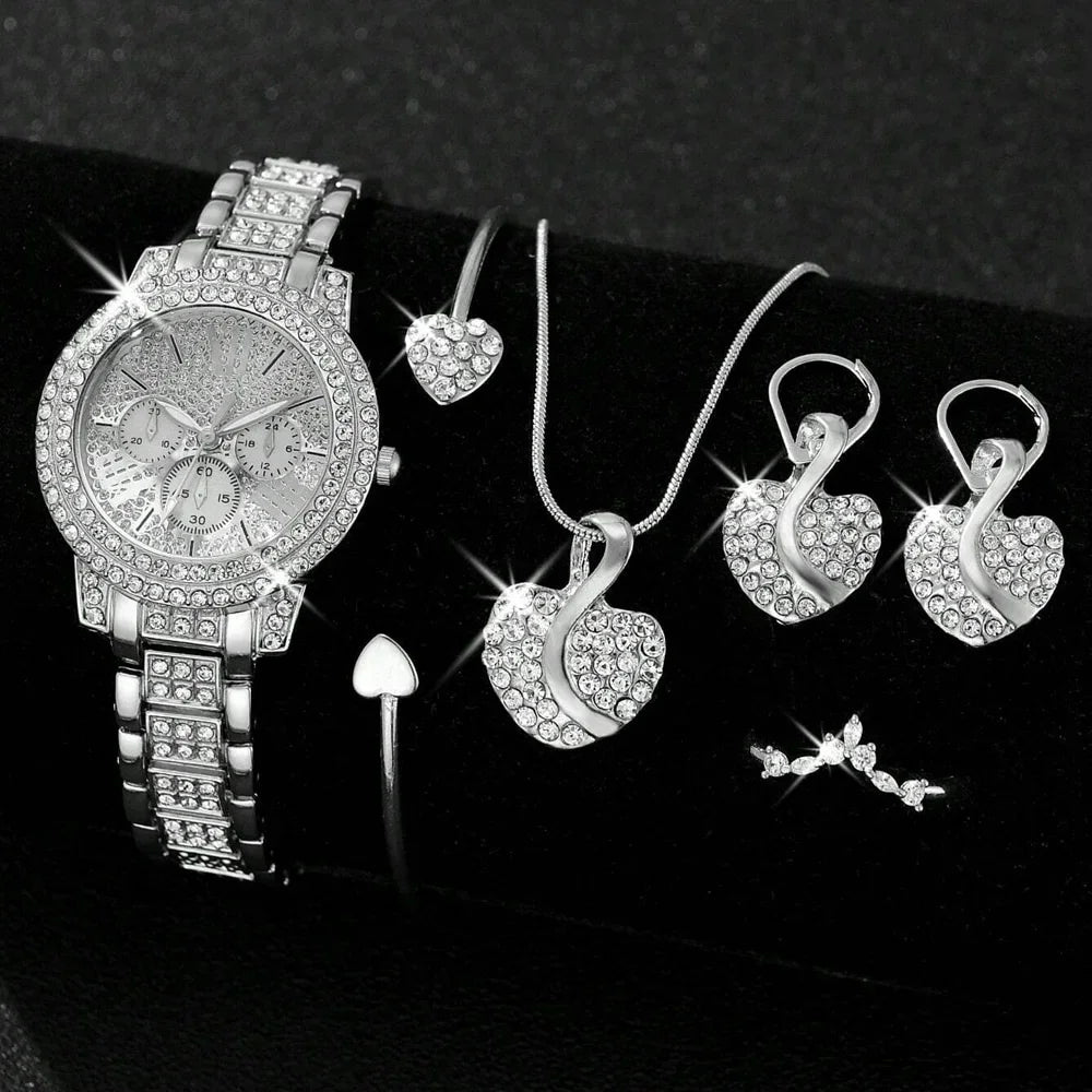 Women's Quartz Watch Gold Luxury Set ﻿ - Empire P.E