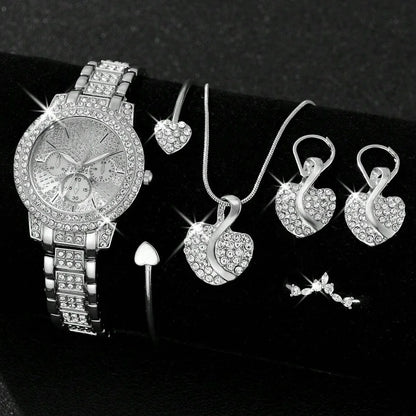 Women's Quartz Watch Gold Luxury Set ﻿ - Empire P.E