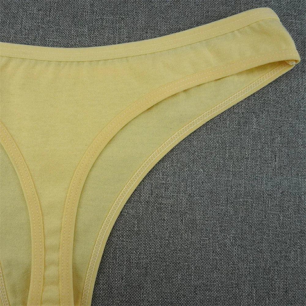 M-XXL Women Thong Panties Sexy Soft Cotton G-String - Empire P.E