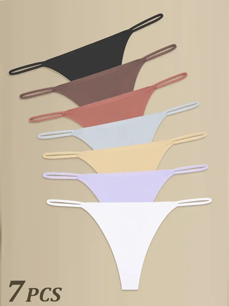 7Pcs/Set Women Seamless Thongs - Empire P.E