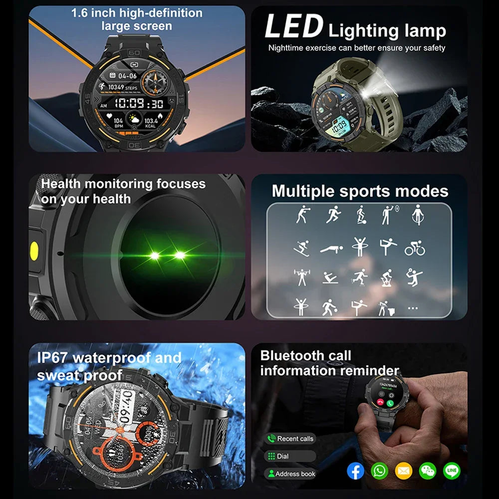 Smartwatch Military Men - Empire P.E