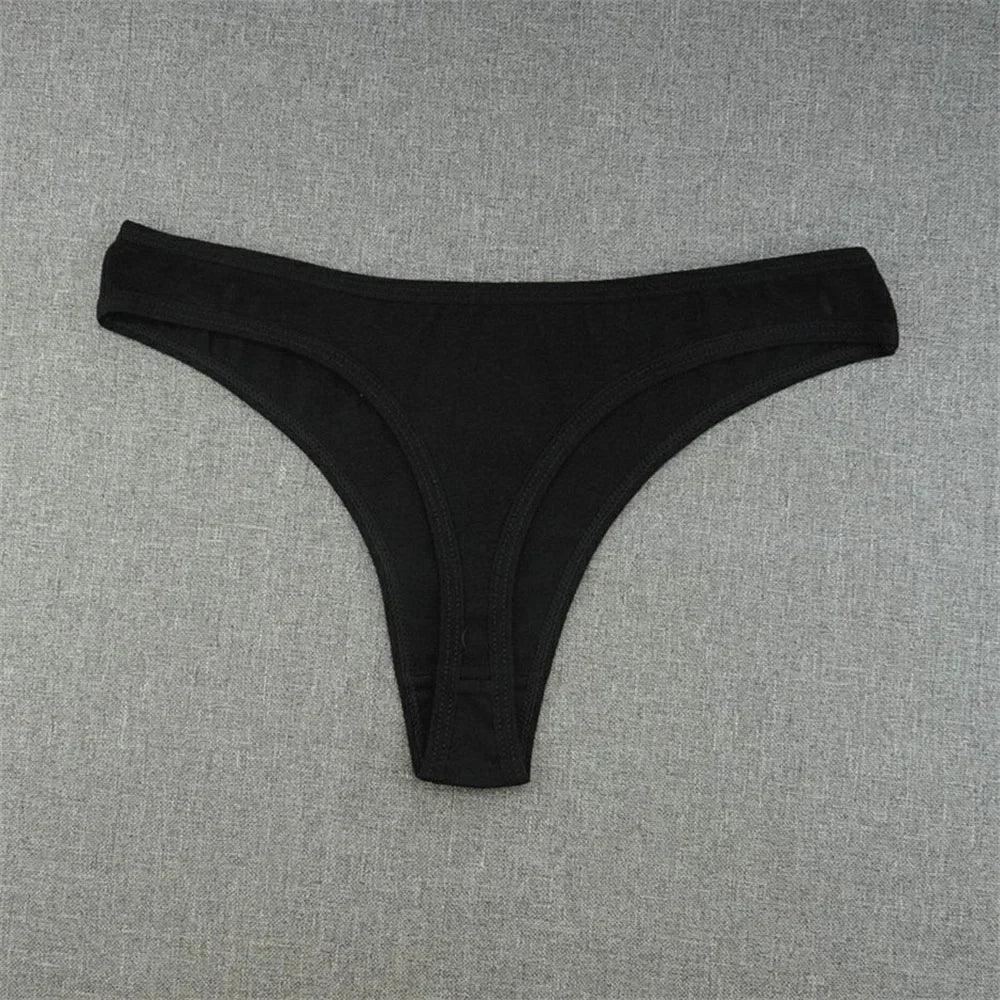 M-XXL Women Thong Panties Sexy Soft Cotton G-String - Empire P.E