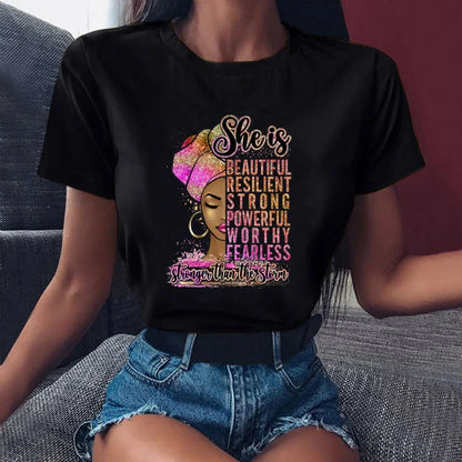 Black Girl Is Beautiful Magic T Shirt - Empire P.E