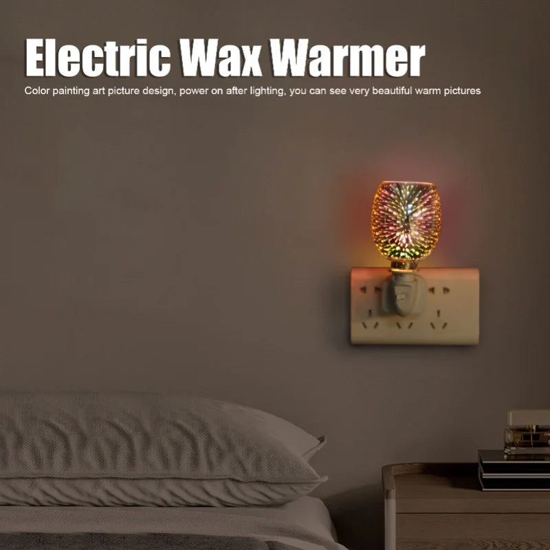 3D Electric Wax Warmer Pluggable Fragrance Warmer Smokeless