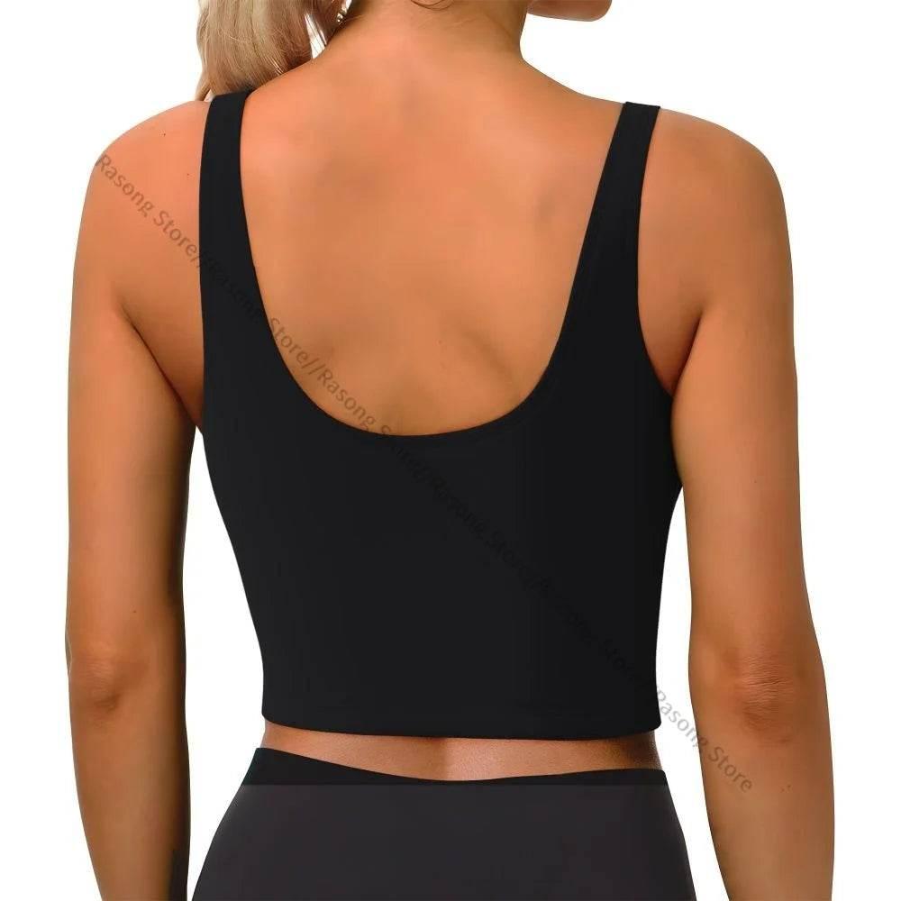 Sports Bra Women Running Yoga Clothes Vest Jamaica Kingdom Flag Gathering Fitness Vest - Empire P.E