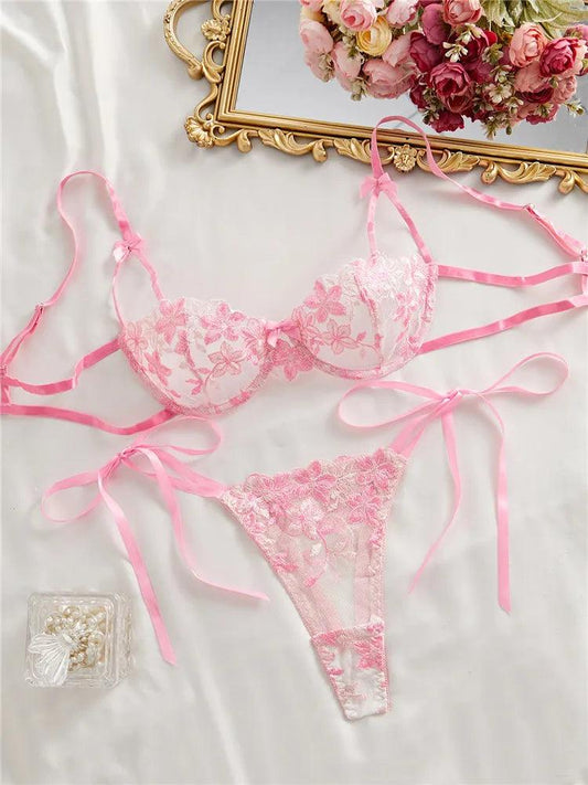 Sexy Lingerie Set Women Embriodey - Empire P.E