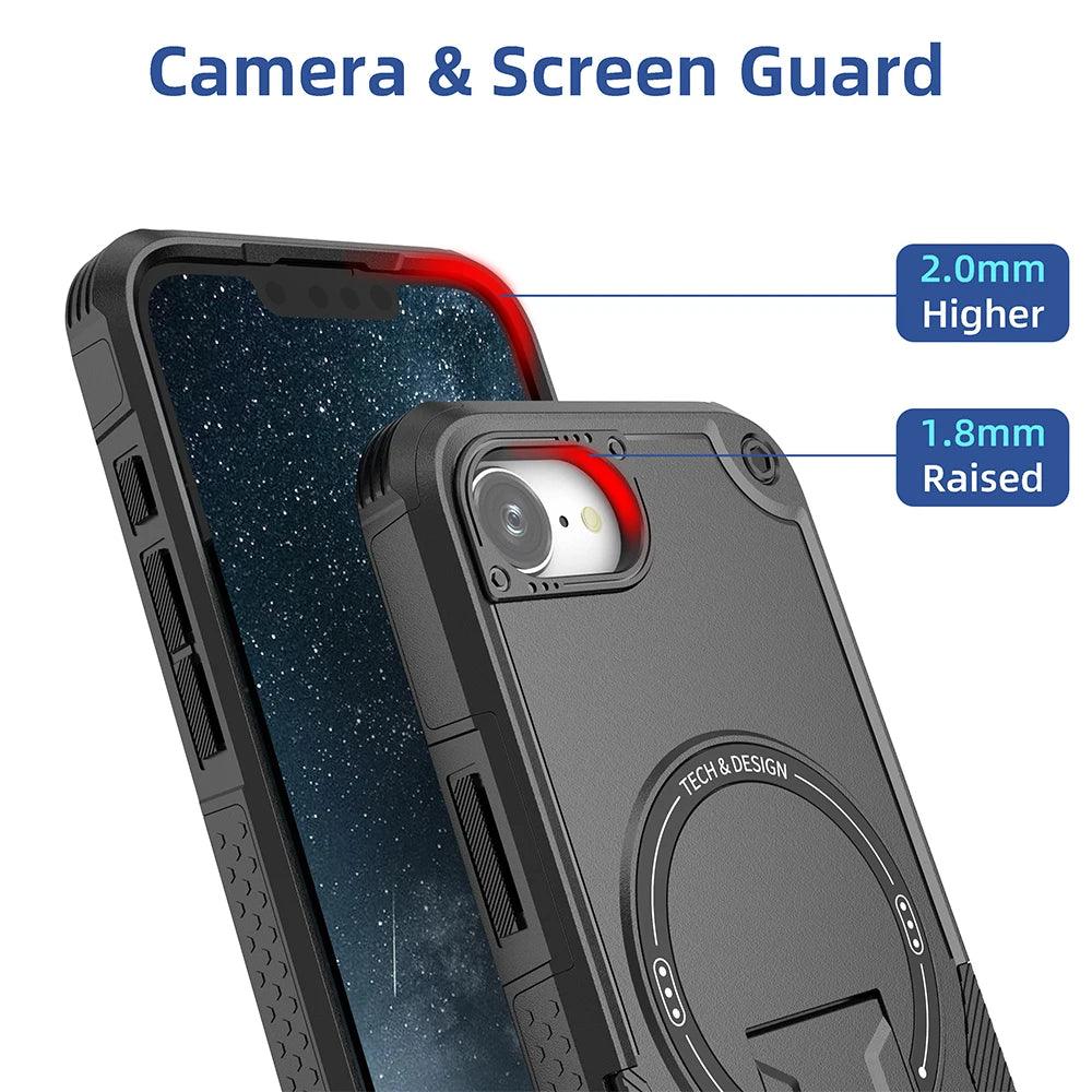 Armor Case for Iphone 16e Iphone16e 16 pro max 15 14 plus 12 13 pro Shockproof Mobile Phone Accessories Stand Cases